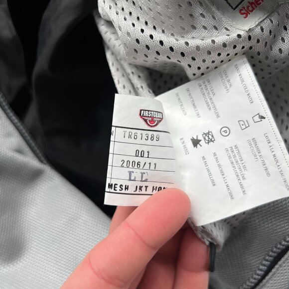 First Gear Motorcycle Jacket Women XL Mesh Vented Mesh Gray Shoulder Elbow Pads - Picture 6 of 13